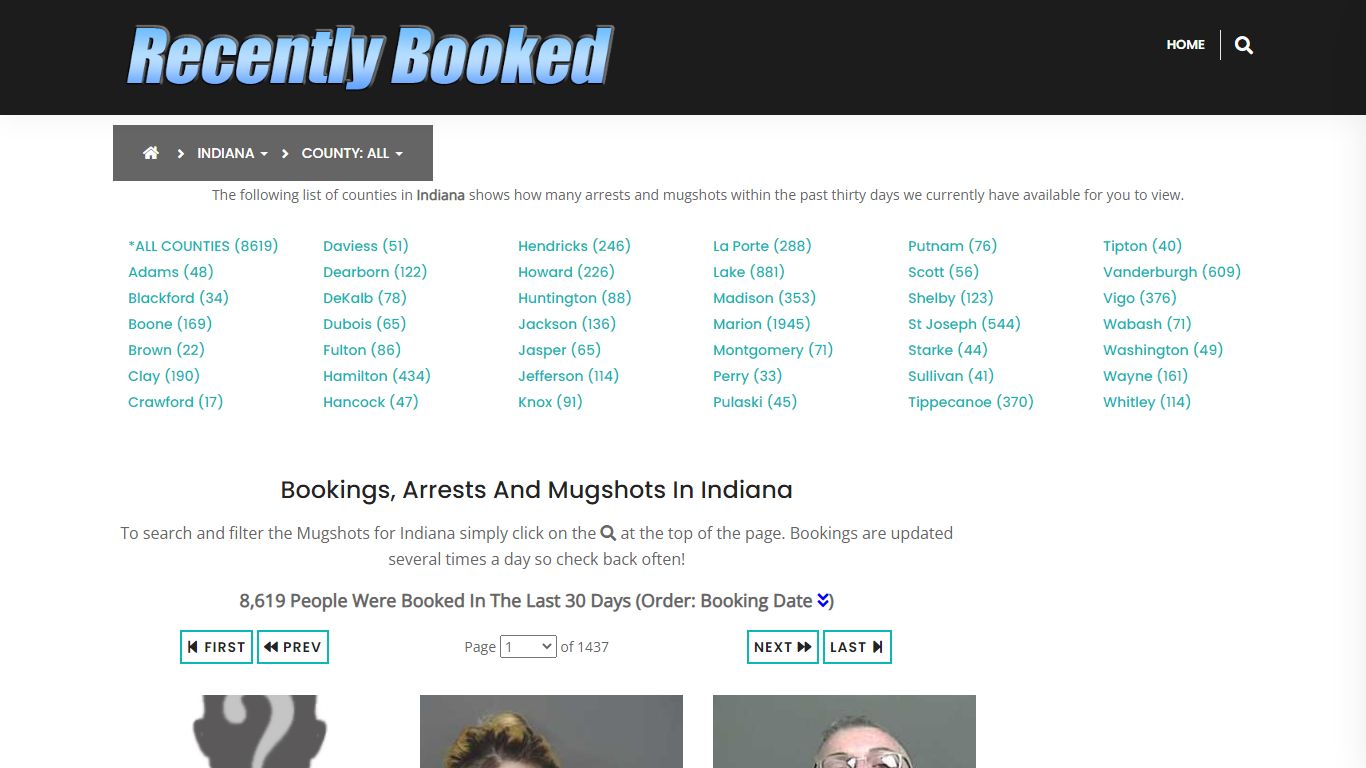 Bookings, Arrests and Mugshots in St Joseph County, Indiana